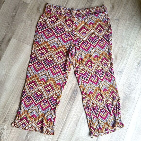 Est. 1946 Boho Hippie Wide Leg Pants Size 22/24W - Picture 3 of 5
